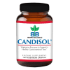 A bottle of candisol is shown.