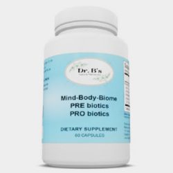 Mind-Body-Biome <br>PRE biotics <br> PRO biotics